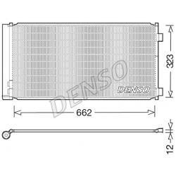 DENSO DCN05103 skraplacz klimatyzacji MINI