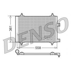 DENSO DCN21016 skraplacz klimatyzacji CITROEN PEUGEOT