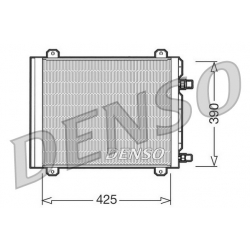 DENSO DCN23004 skraplacz klimatyzacji RENAULT