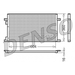 DENSO DCN23019 skraplacz klimatyzacji RENAULT