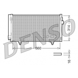 DENSO DCN36003 skraplacz klimatyzacji SUBARU