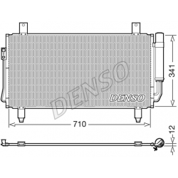 DENSO DCN45006 skraplacz klimatyzacji MITSUBISHI