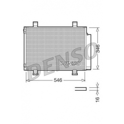 DENSO DCN47001 skraplacz klimatyzacji SUZUKI