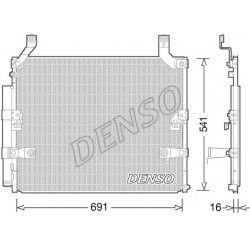 DENSO DCN50032 skraplacz klimatyzacji TOYOTA LEXUS