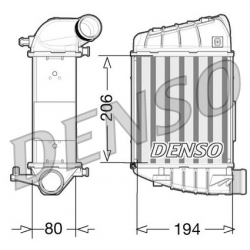 DENSO DIT02028 chłodnica powietrza INTERCOOLER AUDI