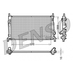 DENSO DRM10075 chłodnica silnika FORD MAZDA VOLVO