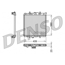 DENSO DRM21025 chłodnica silnika PEUGEOT