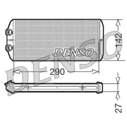 DENSO DRR07005 nagrzewnica wnętrza CITROEN PEUGEOT